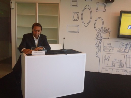 Marcos Galperín, fundador y CEO de MercadoLibre, en la inauguración.