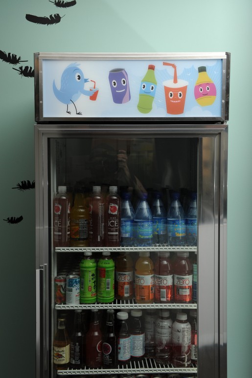 Podemos acompañarlas con las refrescantes bebidas del refrigerador de Twitter...
