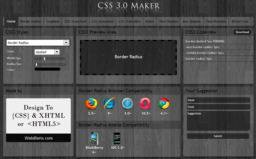 CSS3 Maker