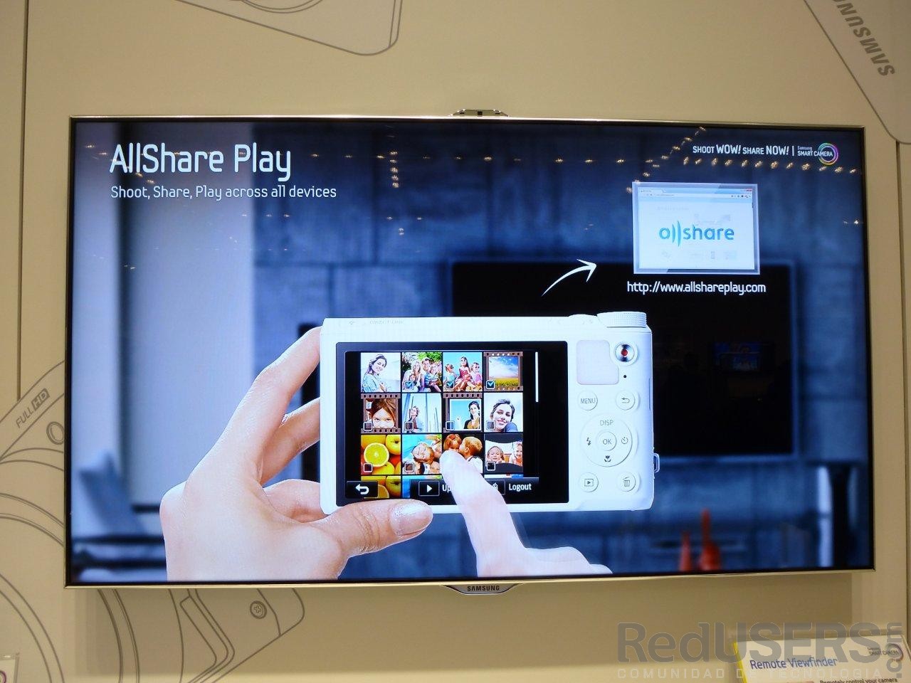 AllShare, presente en la serie "Smart Camera"