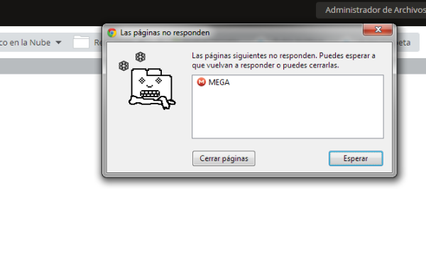 Tras varios intentos, no logramos salir del letargo en el que había caído MEGA.