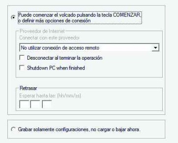 3) Luego de presionar [Siguiente] podremos presionar [Finalizar] y comenzar la descarga. También podemos marcar la casilla de verificación [Shutdown PC when finished] para que el equipo se apague al terminar el volcado.