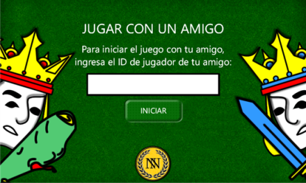 Si bien los partidos son anónimos, se puede jugar contra un amigo ingresando su número de ID.