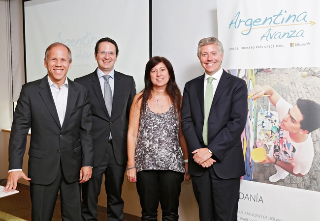 Alejandro Anderlic, Jorge Cella, Roxana Morduchowicz y Sebastián Palacios