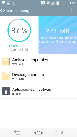 Así es el limpiador que ayuda a mantener liberada la memoria del teléfono.