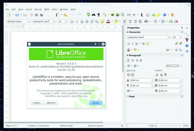 LibreOffice es la suite de oficina por excelencia en Linux.