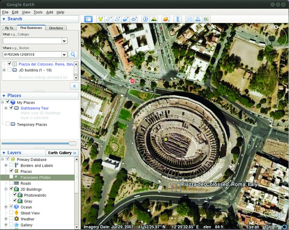 Con Google Earth para Linux podremos recorrer el planeta Tierra sin salir de nuestra casa.