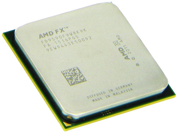 El FX 9590 (U$S 240) es uno de los chips gamers para entusiastas de la marca AMD.